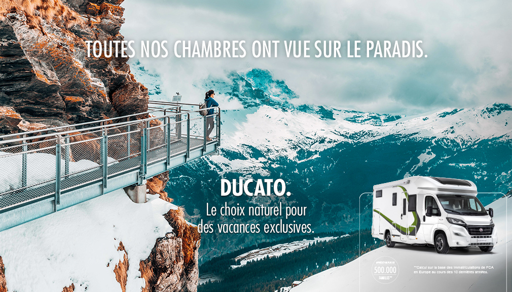 L’HIVER EN CAMPING\u002DCAR : DES VACANCES ÉTOILÉES, EN TOUTE SÉCURITÉ AVEC FIAT PROFESSIONAL